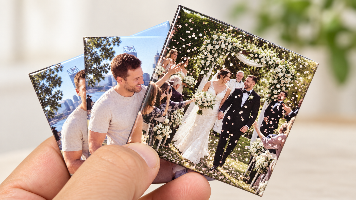 Square Photo Magnets